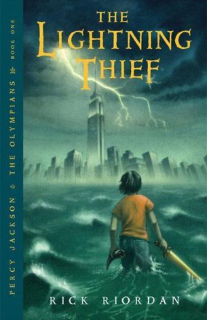 the lightning thief by rick riordan book